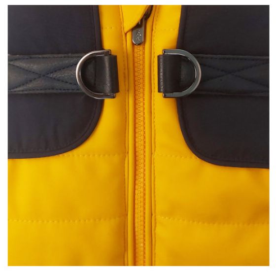 Manteau avec harnais intégré, doudoune imperméable ALAN