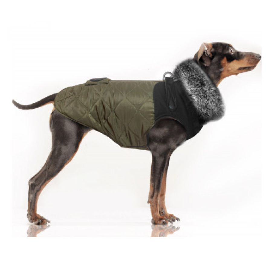 Manteau Doudoune harnais intégré, fourrure synthétique GUSTAVE