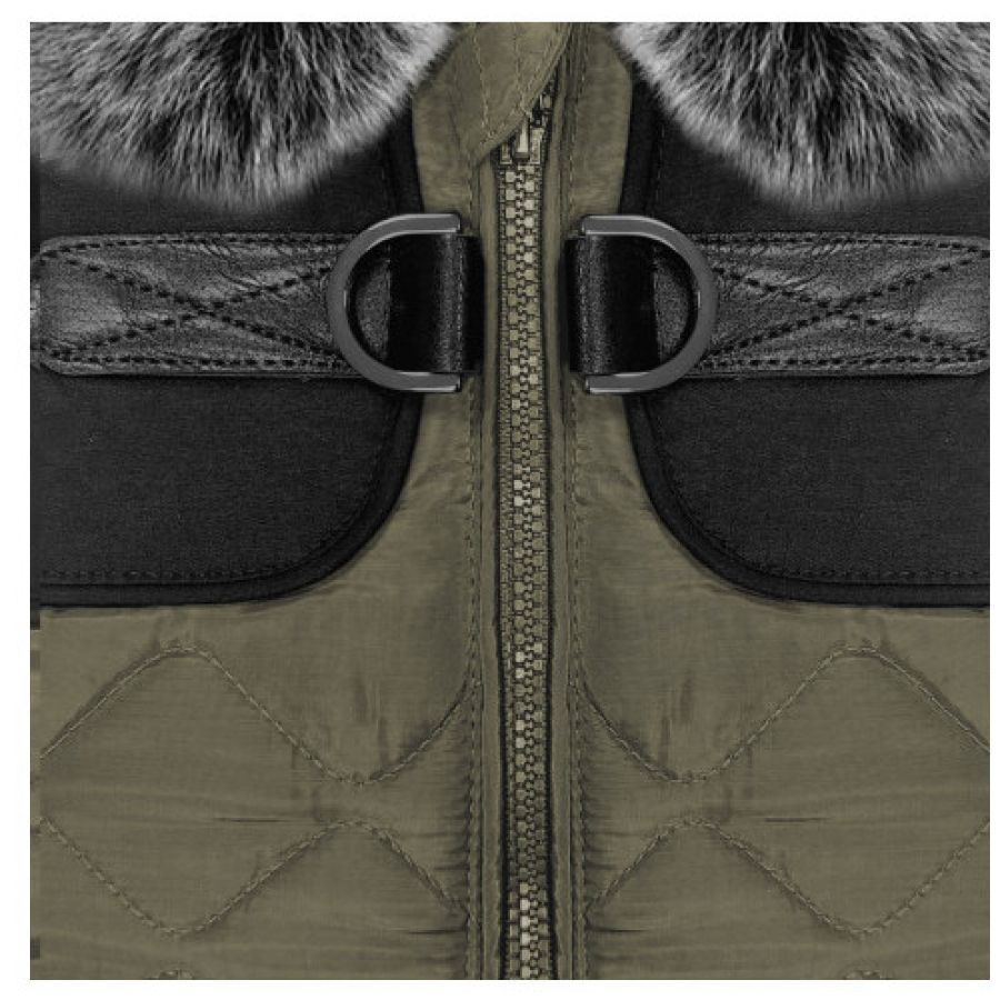 Manteau Doudoune harnais intégré, fourrure synthétique GUSTAVE