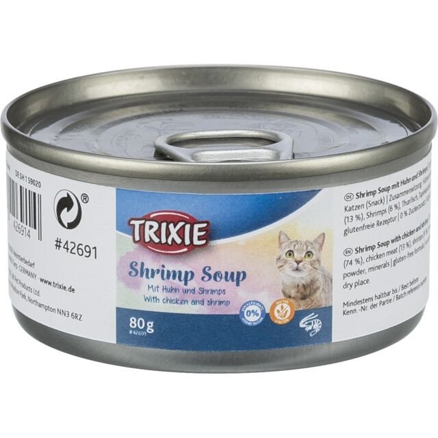 Soupe pour chat, santé des Reins préservée, Crevettes