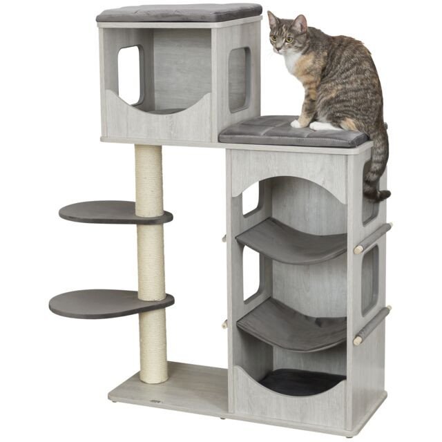 Arbre à chat solide, Hamac, XXL, coussin, Adriano