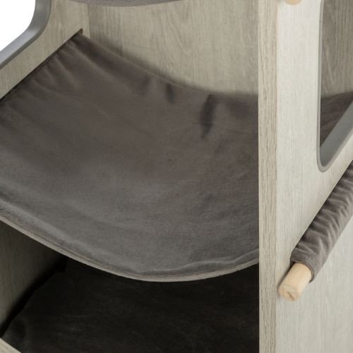 Arbre à chat solide, Hamac, XXL, coussin, Adriano