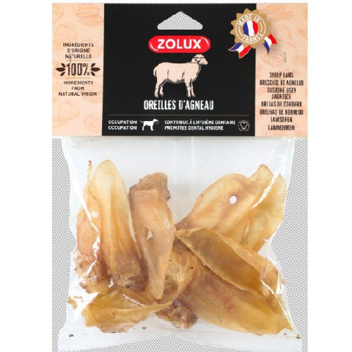 Oreille d'agneau pour chien : Naturelle