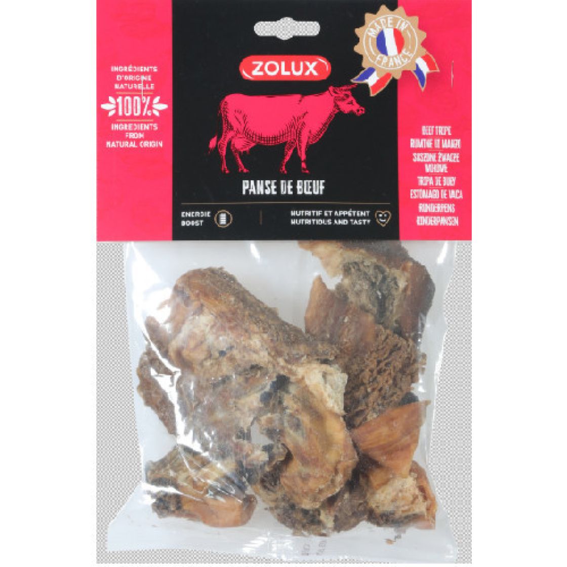 Panse de Bœuf pour chien :  naturelle