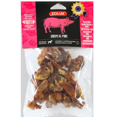 Friandise naturelle Strips de porc - 200G