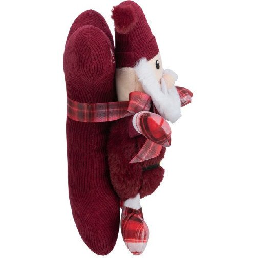 cadeau de noël pour chien: peluche et os