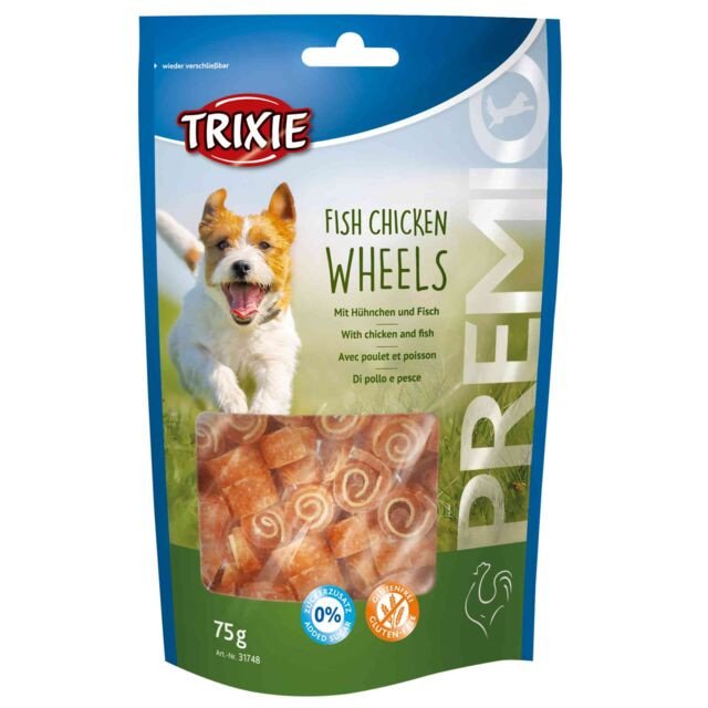 Friandises Premio Fish Chicken Wheels