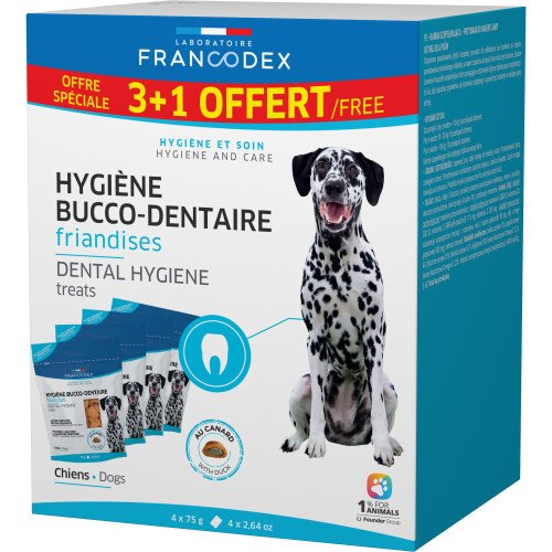Friandises hygiène bucco dentaire chiot et chien