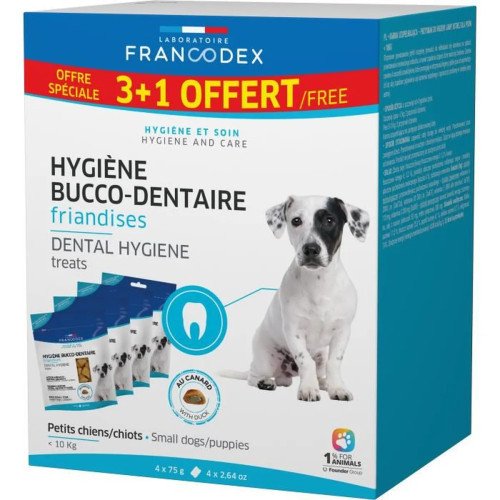 Friandises hygiène bucco dentaire chiot et chien