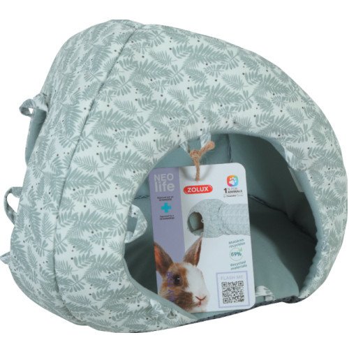 Lit Igloo pour lapin NLIFE 30 CM
