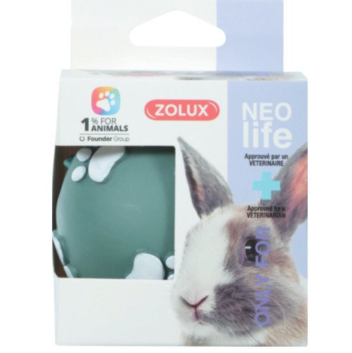 Balle friandise lapin 7 cm