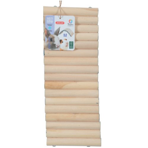 Pont en bois pour lapin M