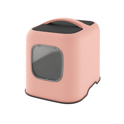 Maison de toilette, litière fermée BIALA ROSE