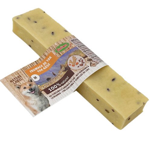 Fromage de Yak au curcuma et graines de lin pour chien