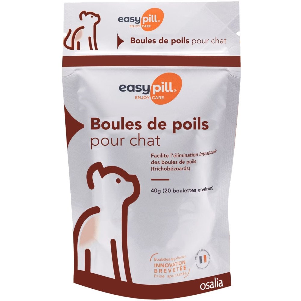 EASYPILL chat : boulette appetente Boule de poil pour chat