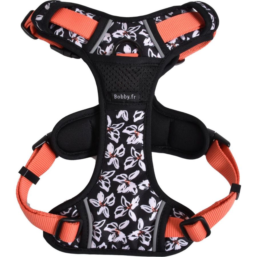 Harnais Anti-traction pour chien Rando Monoi Orange
