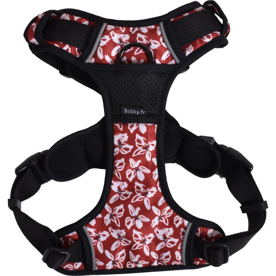 Harnais Anti-traction pour chien Rando Monoi Bordeaux