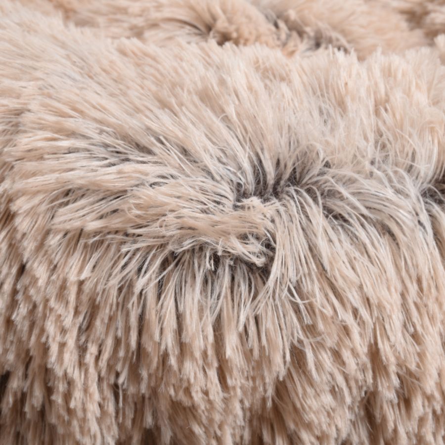 Coussin apaisant chien chat Donut Poilu - CARAMEL