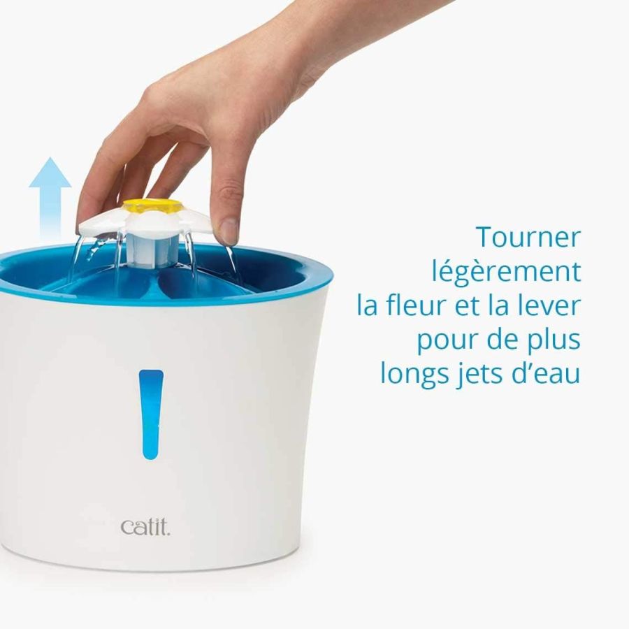 Fontaine à eau chat design Cat It Flower led