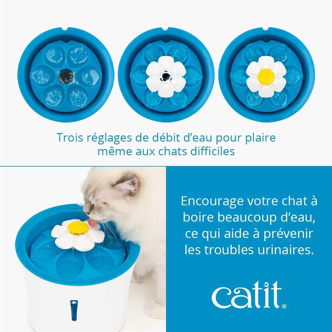 Fontaine à eau chat design Cat It Flower led