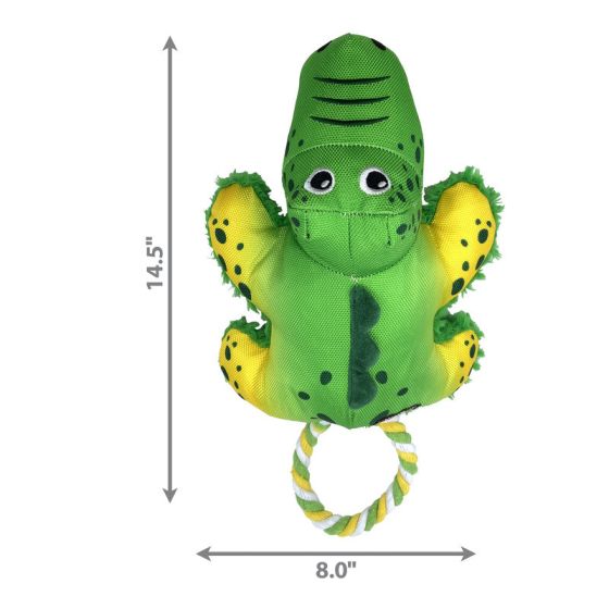 Peluche KONG Cozie Tuggz Alligator