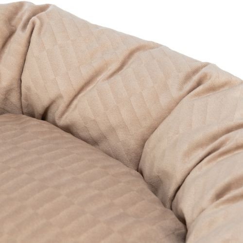 Lit rond Alena pour chien Sable