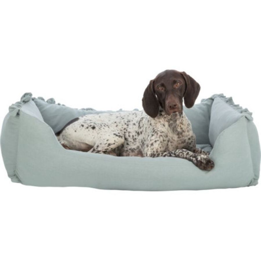 Lit Amélie déhoussable pour chien Sauge