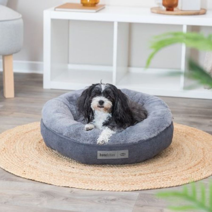 Panier rond pour chat et chien, douillet, tout doux lit Liano