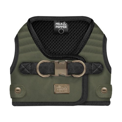 Harnais veste safari HARISSON kaki pour chien