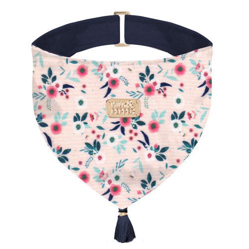 Bandana chien NINON Fleuri rose
