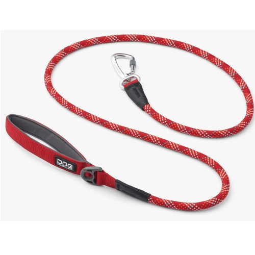Laisse urban rope ronde ROUGE pour chien