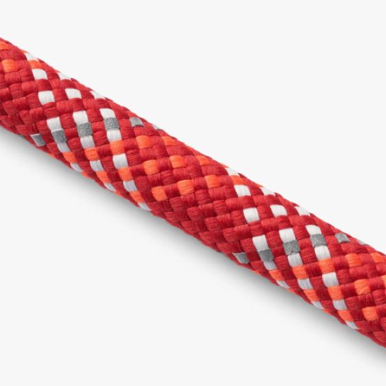 Laisse urban rope ronde ROUGE pour chien