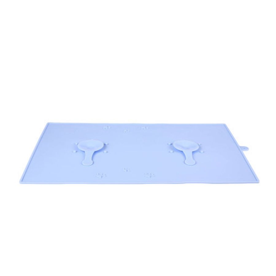 Tapis pour gamelle chien avec ventouse