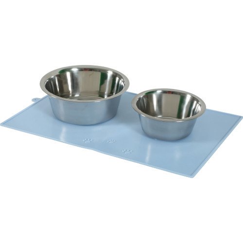 Tapis pour gamelle chien avec ventouse
