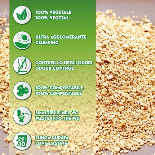 Litière pour chat eco clean 10 litres