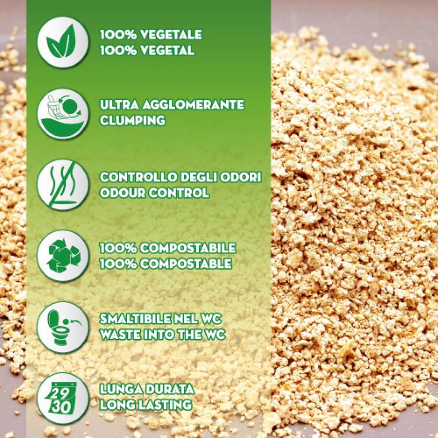 Litière pour chat eco clean 10 litres