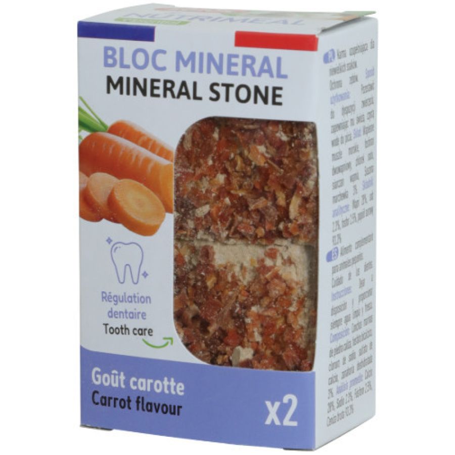 Bloc minéral rongeur carotte