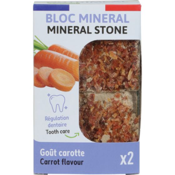 Bloc minéral rongeur carotte