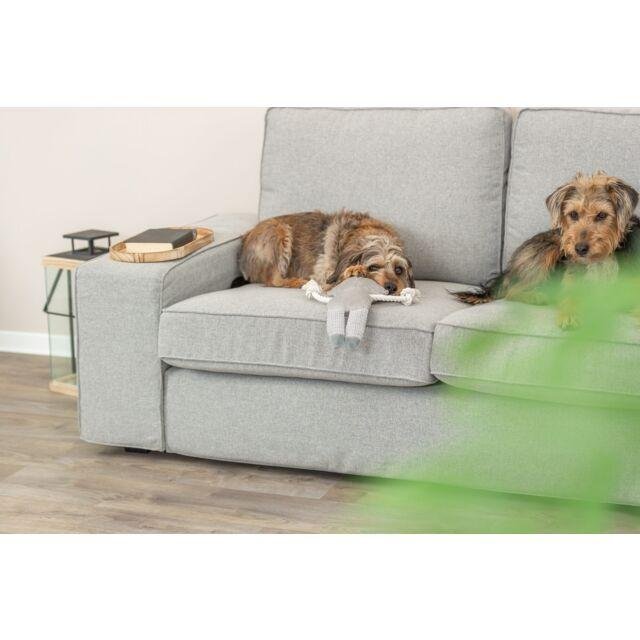 Doudou peluche pour chien raton laveur