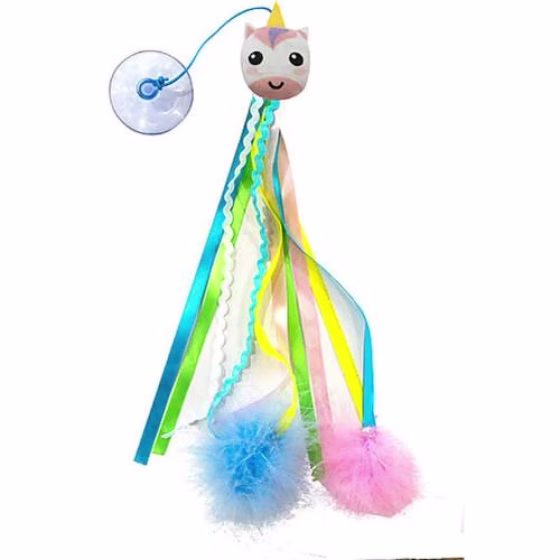 Jouet pour chat avec ventouse