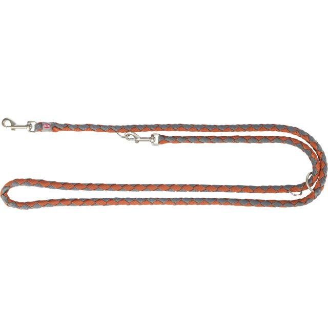 Laisse multiposition Cavo ROUILLE/GRIS