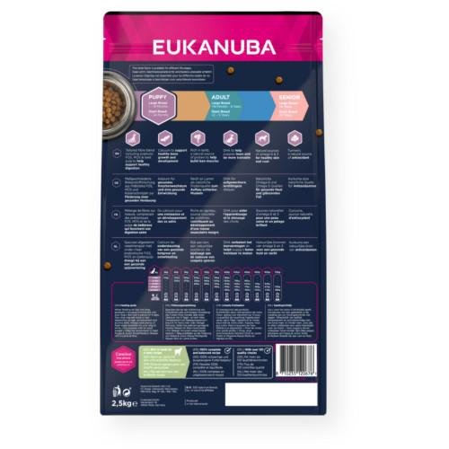 Croquettes Eukanuba puppy grand chien agneau riz