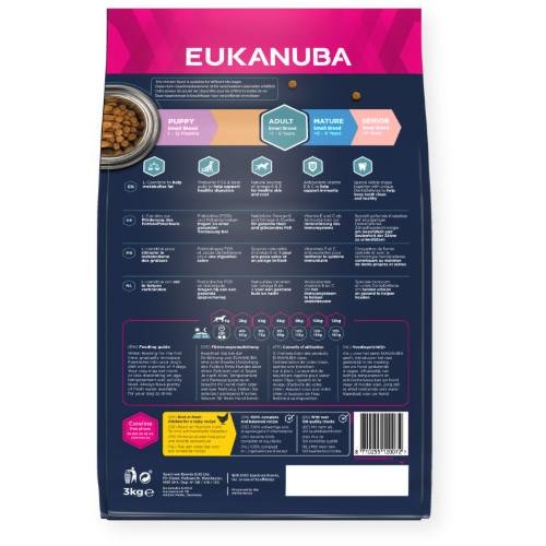 Croquettes Eukanuba adult petit chien 3 KG