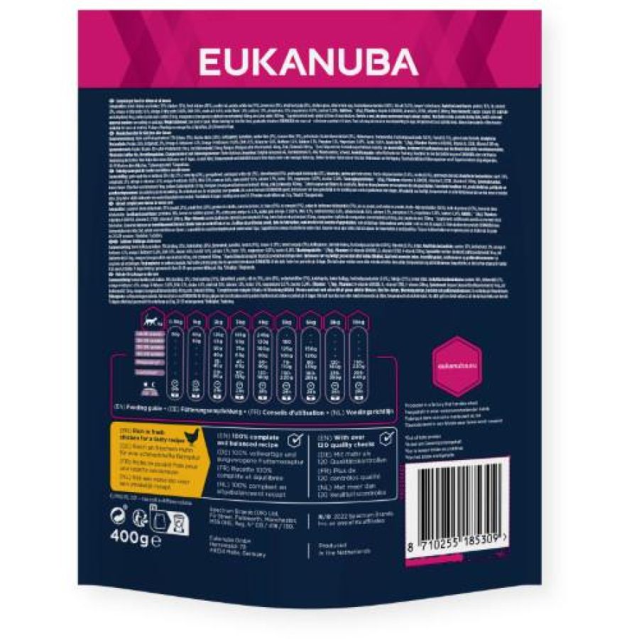 Croquettes chaton Eukanuba au poulet