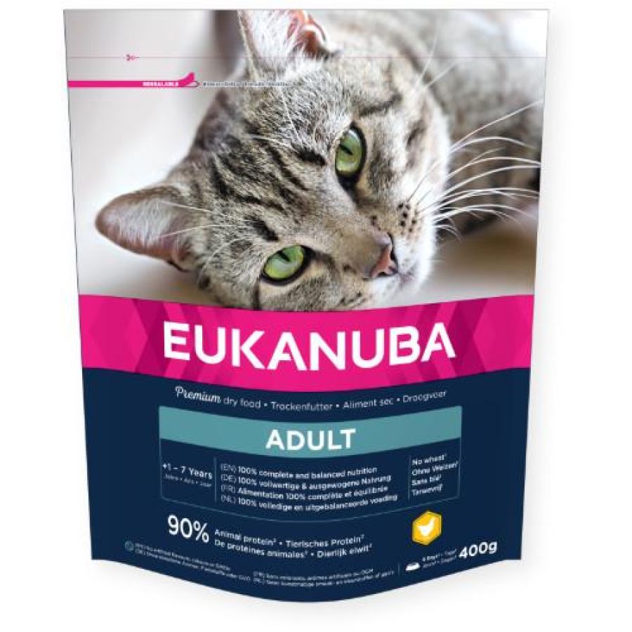 Croquettes chat adult Eukanuba au poulet