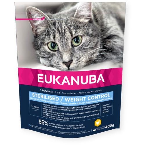 Croquettes chat stérilisé Eukanuba au poulet