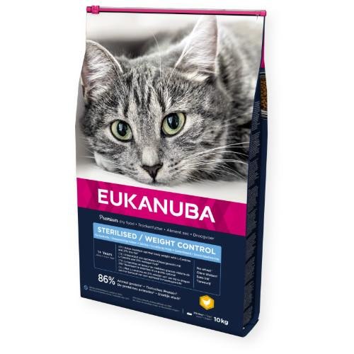 Croquettes chat stérilisé Eukanuba au poulet