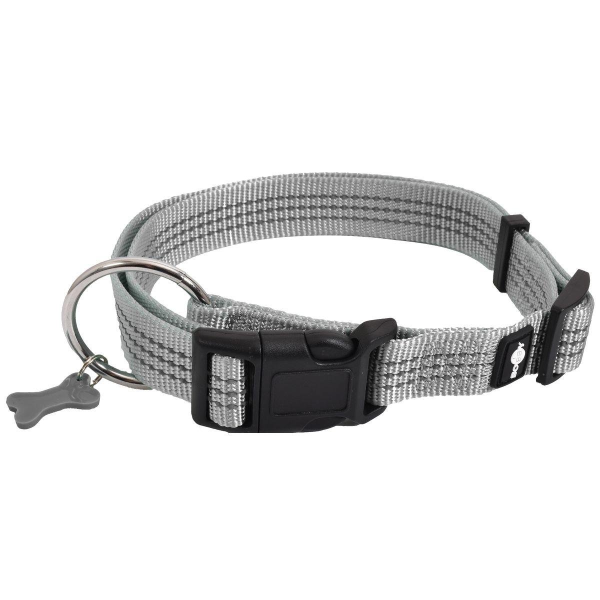 Collier chien Safe gris
