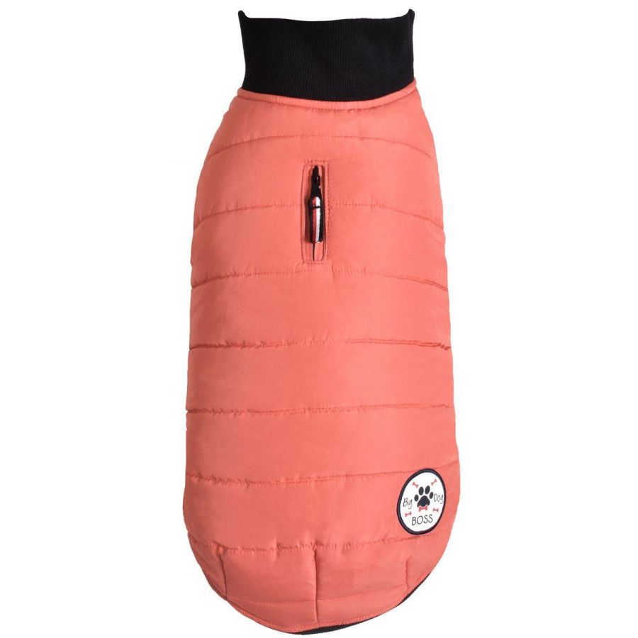 Manteau douillet imperméable pour chien Costaud BLUSH