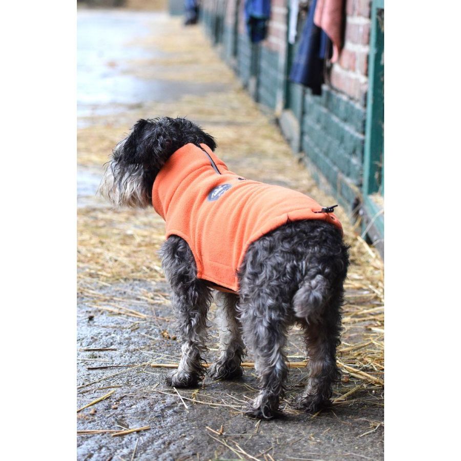 Pull en polaire ORANGE Sportsnow